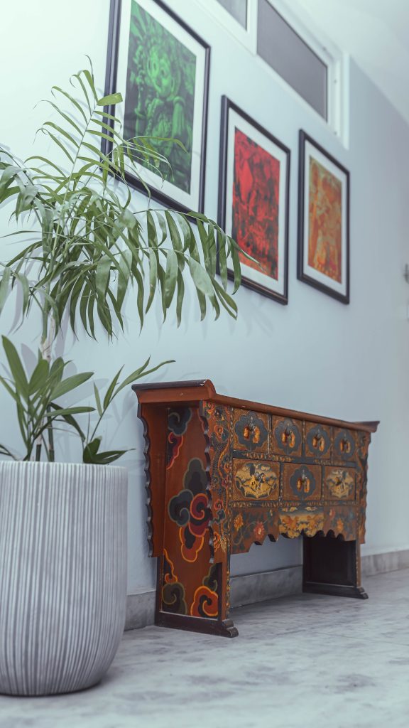 Hotel Shaligram Art Piece lobby
